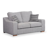 Ashow Silver 2 Seater Sofabed with Maika Dusk Scatter Cushions from Roseland Furniture