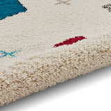 Edie Boho Multi Coloured Diamond Rug