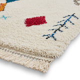 Edie Boho Multi Coloured Diamond Rug