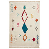 Edie Boho Multi Coloured Diamond Rug from Roseland Furniture