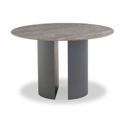 Jonas 120cm Sintered Stone Round Dining Table