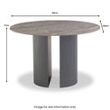 Jonas-120cm-Sintered-Stone-Round-Dining-Tablefrom Roseland Furniture