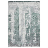 Brockton Green Abstract Patterned Hand Carved Rug from Roseland Furniture