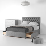 RFBTFH-D-2D-SS---Farrow-Diamond-48HB-Divan-Linen-Look-SD-K-2-Drawer-Linen-Silver---Life2 from Roseland Furniture