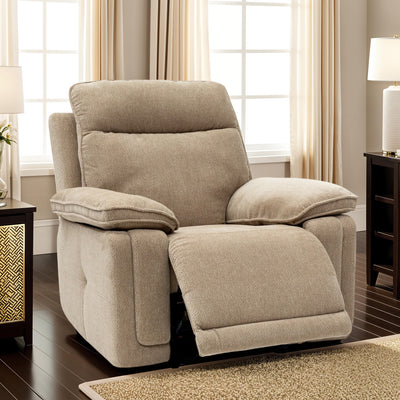 Adrian Soft Touch Fabric Power Recliner Armchair