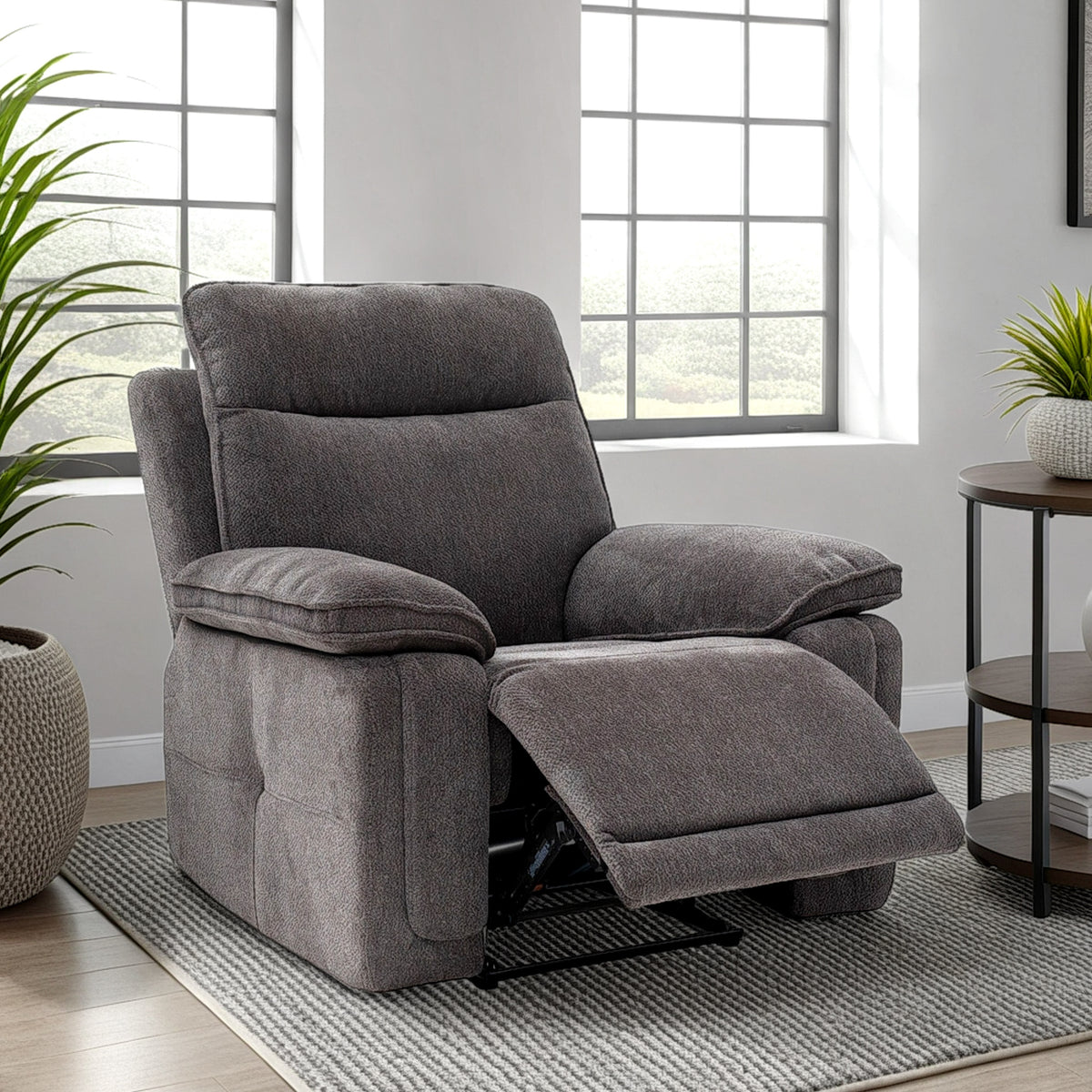 Adrian-electric-recliner-armchair-charcoal from Roseland Furniture