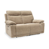 Adrian-fabric-2-seater-electric-recliner-sofa-camel from Roseland Furniture