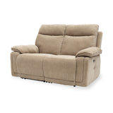 Adrian-fabric-2-seater-electric-recliner-sofa-camel from Roseland Furniture