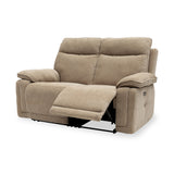 Adrian-fabric-2-seater-electric-recliner-sofa-camel from Roseland Furniture