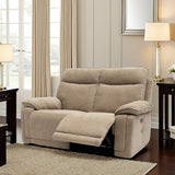 Adrian-fabric-2-seater-electric-recliner-sofa-camel from Roseland Furniture