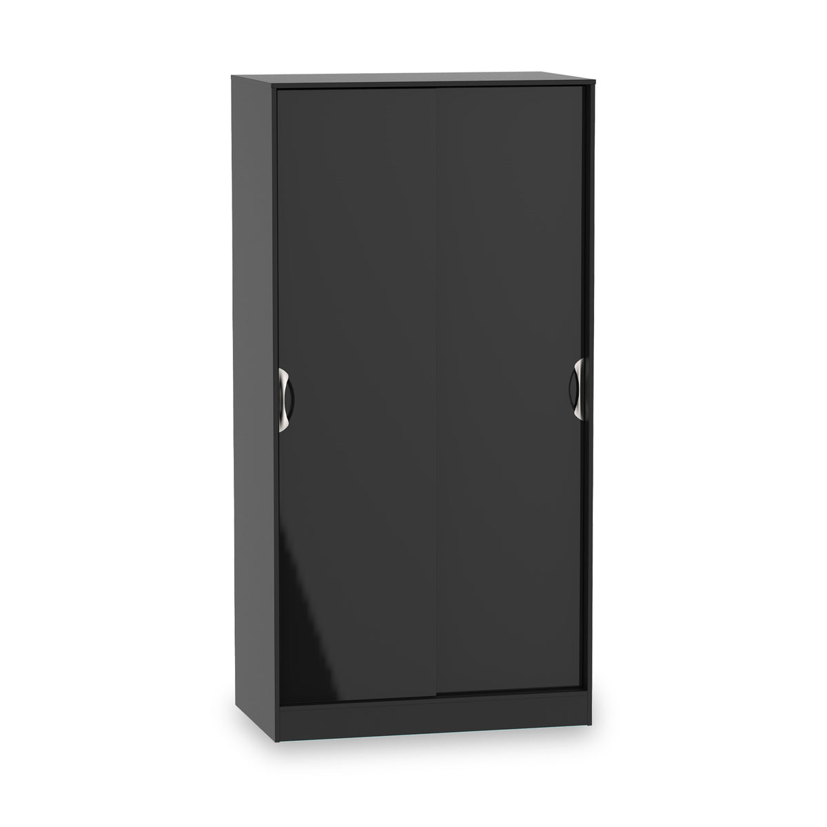 Beckett Black Gloss Sliding Wardrobe from Roseland