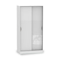 Beckett White Gloss Sliding Wardrobe from Roseland