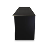 Beckett Black Gloss Wide TV Unit by Roseland Furniture