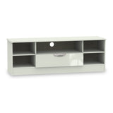 Beckett Cream Gloss Wide TV Unit by Roseland Furniture