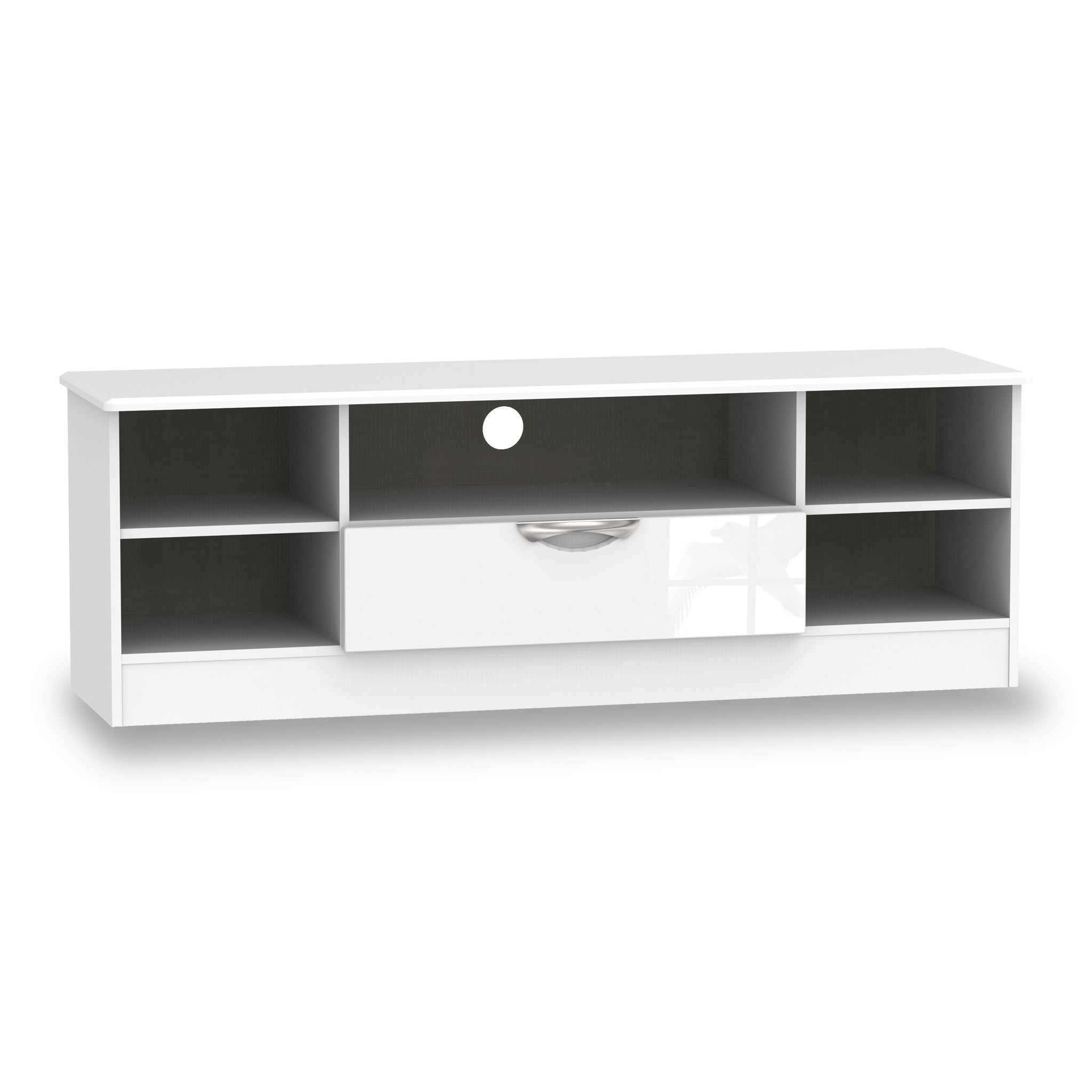 Cream gloss on sale tv stand