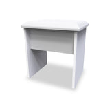 Beckett White Gloss Dressing Table with Stool from Roseland