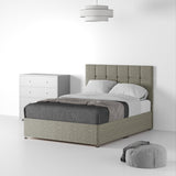 Farrow-Cube-48HB-Divan-Linen-Look-SD-SK-No-Storage-Linen-Mink Life1 from Roseland Furniture