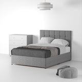 RFCFH-D-NS-SS---Farrow-Cube-48HB-Divan-Linen-Look-SD-SK-No-Storage-Linen-Silver---Life1 from Roseland Furniture