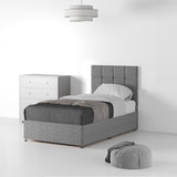 RFCFH-S-NS-SS---Farrow-Cube-48HB-Divan-Linen-Look-SS-S-No-Storage-Linen-Silver---Life1 from Roseland Furniture