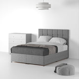 RFCFH-SK-NS-SS---Farrow-Cube-48HB-Divan-Linen-Look-SK-No-Storage-Linen-Silver---Life1_from Roseland Furniture