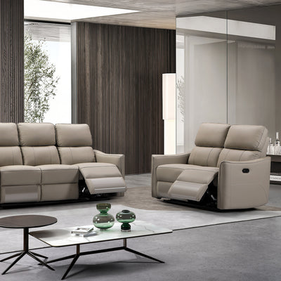 Vilda Leather Power Recliner 2 Seater Sofa