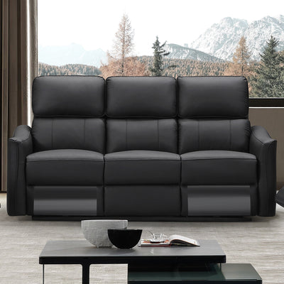 Vilda Leather Electric Recliner 3 Seater Sofa