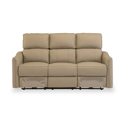 Vilda Leather Electric Recliner 3 Seater Sofa