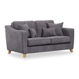 Claridge Soft Chenille 2 Seater Sofa Heather from Roseland Furniture