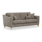 Claridge Soft Chenille 4 Seater Sofa Beige from Roseland Furniture