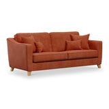 Claridge Soft Chenille 4 Seater Sofa Terra from Roseland Furniture