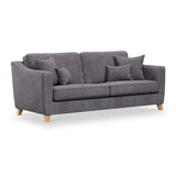 Claridge Soft Chenille 4 Seater Sofa Heather from Roseland Furniture