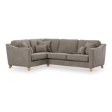 Claridge Soft Chenille Right Hand Corner Sofa Beige from Roseland Furniture