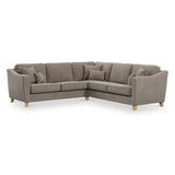 Claridge Soft Chenille Corner Sofa Beige from Roseland Furniture