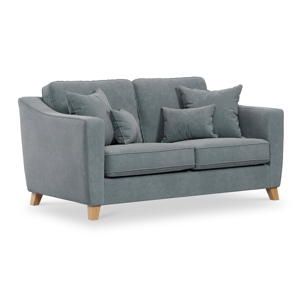 Claridge Soft Chenille 2 Seater Sofabed Steel from Roseland Furniture