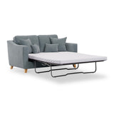 Claridge Soft Chenille 2 Seater Sofabed Steel from Roseland Furniture