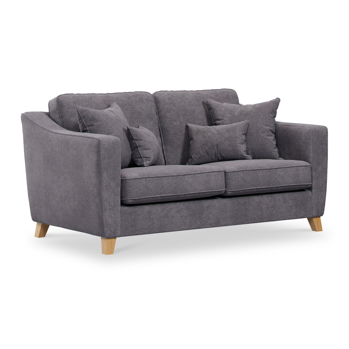 Claridge Soft Chenille 2 Seater Sofabed Heather from Roseland Furniture