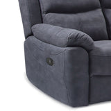 Conway Charcoal Electric 2 Seater Recliner from Roseland Furniture