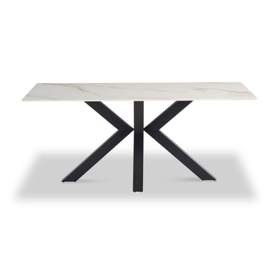 Lena 180cm Kass Gold Sintered Stone Dining Table