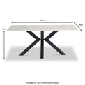 Lena-180cm-Kass-Gold-Sintered-Stone-Dining-Table from Roseland Furniture