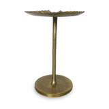 Santos Gold Leaf Side Table Dims from Roseland Furniture