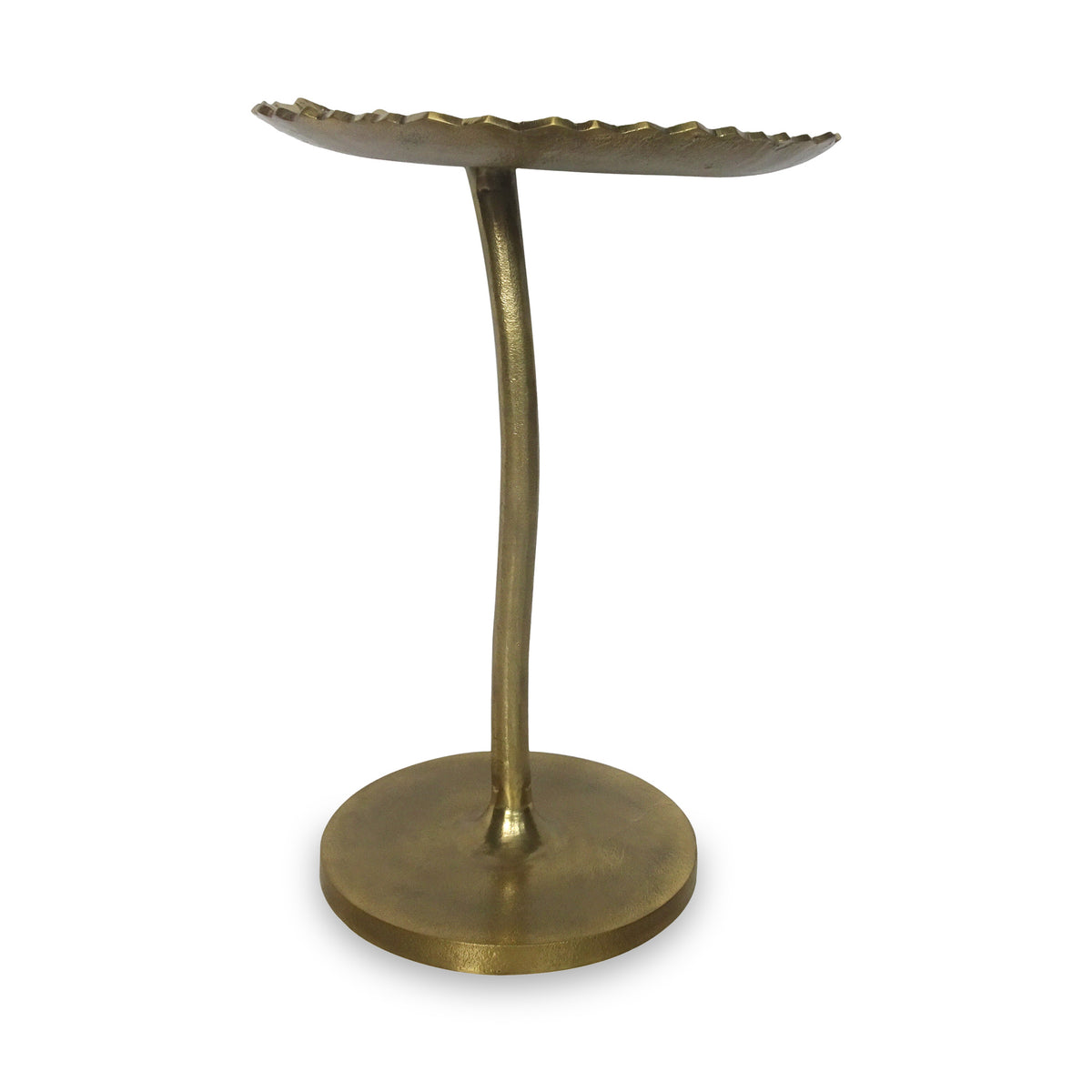 Santos Gold Leaf Side Table Dims from Roseland Furniture