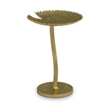 Santos Gold Leaf Side Table Dims from Roseland Furniture