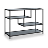 Castro Open Shelf Console Table Dims from Roseland Furniture