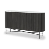 Milo Mango Marble Fluted Sideboard from Roseland Furniture