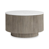 Amelie Fluted Round Coffee Table from Roseland Furniture