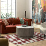 Amelie Fluted Round Coffee Table from Roseland Furniture