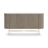 Amelie Grey Fluted Sideboard from Roseland Furniture