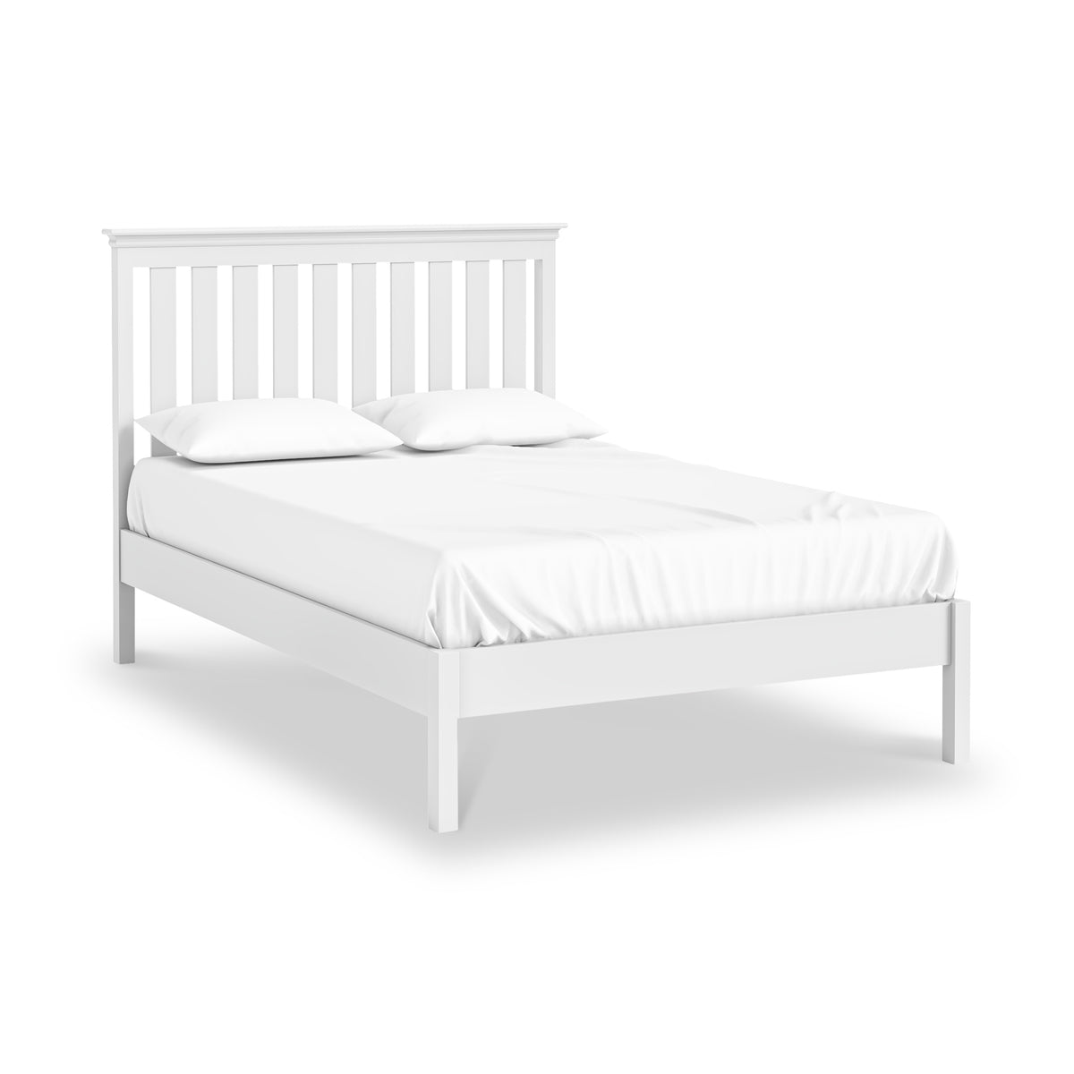 Porter White 4ft6 Double Size Bed Frame from Roseland furniture