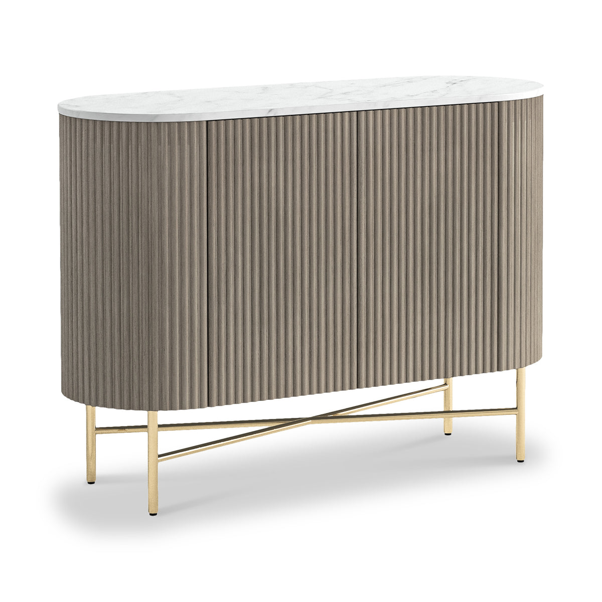 Amelie Fluted Small Sideboard from Roseland Furniture