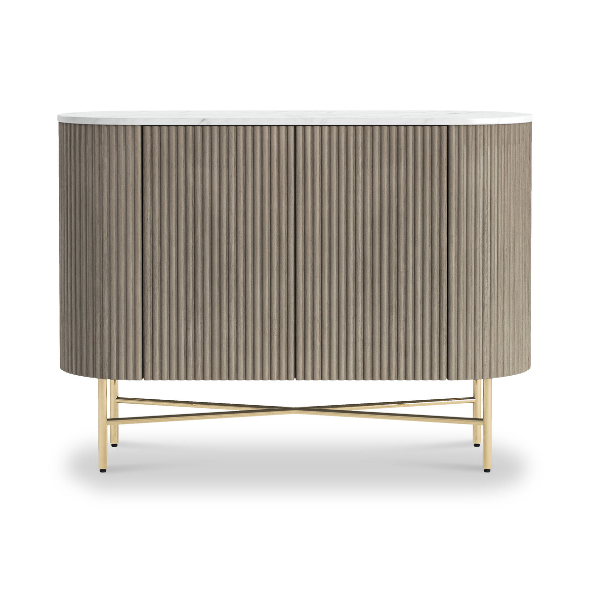 Amelie Fluted Small Sideboard from Roseland Furniture